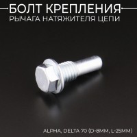 Болт крепления рычага натяжителя цепи Alpha, Delta 70 (d-8mm, L-25mm) "BEEZMOTO"