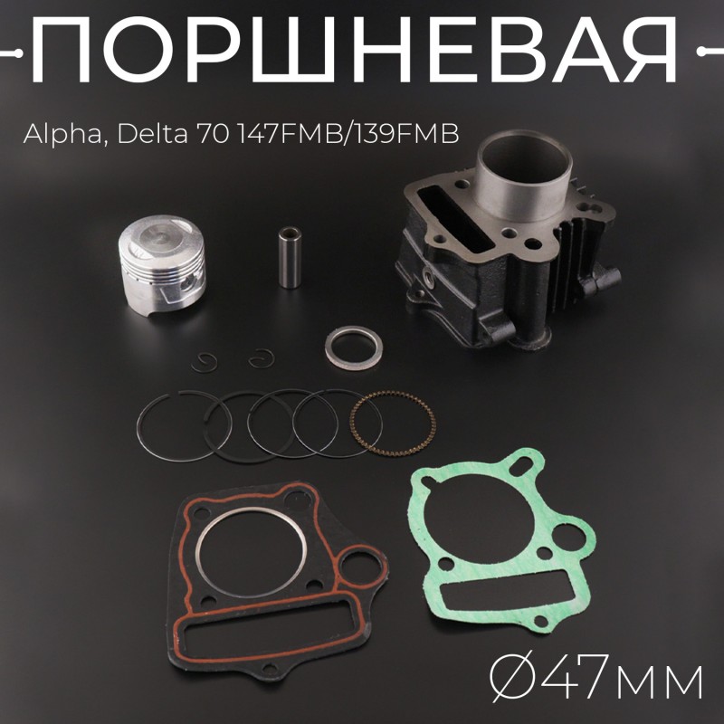 Поршневая (ЦПГ) Alpha, Delta 70 (Ø47) 147FMB/139FMB "TMMP"