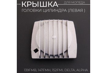 Крышка головки цилиндра (левая) 139FMB, 147FMH, 152FMI Alpha, Delta, KAYO квадратная "BEEZMOTO"