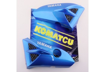 Пластик Yamaha YBR125 накладки на бак голубой "KOMATCU"