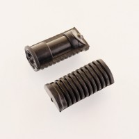 Резинки подножек водителя Alpha, Delta (черные) "BEEZMOTO"