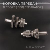 Коробка передач (в сборе) Alpha, Delta 70 (под сепаратор) "BEEZMOTO"
